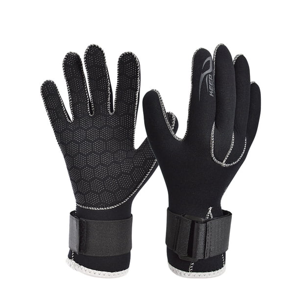 Mittanes Buceo Neopreno 3 Mm Mantenga El Invierno Cálido Five Guantes Los Dedos Anti Scratch Mujeres Flexibles Termales Térmicos Antidlip para Bucear