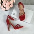 thumbnail image 4 of Women's Double Ankle Strap High Heel Sandals Stiletto Platform Dress Shoes, 4 of 5