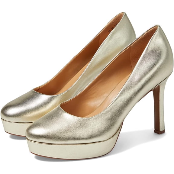 Naturalizer Women's Camilla Pumps Champagne Yellow Leather 9M