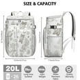 thumbnail image 2 of Colorful Paisley Pattern Insulated Backpack Cooler, Waterproof & Leak Proof, High-Performance Insulation, Perfect for Travel, Camping, and Outdoor Activities, 2 of 4