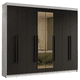 thumbnail image 1 of Ropero Closet Madesa Venus 8 Puertas 216cm Blanco/Negro, 1 of 5