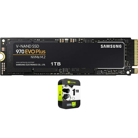 Samsung MZ-V7S1T0B/AM 970 EVO Plus NVMe M.2 SSD 1TB Bundle with 1 YR CPS Enhanced Protection Pack
