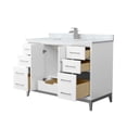 thumbnail image 3 of Wyndham Collection WCH818148SWZCMUNSMXX Amici 48" Free Standing Single Basin Vanity Set -, 3 of 7