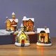 thumbnail image 2 of Christmas Mini House Kit Glowing Village Houses Set for DIY Crafts Ornament, 2 of 5