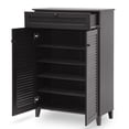 thumbnail image 3 of Baxton Studio Armoire à Chaussures à 4 Tablettes Harding en Espresso, 3 of 4