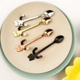 thumbnail image 3 of Stainless Steel Cat Coffee Tea Spoon Mini Long Handle Creative Kitchen Gadget, 3 of 5