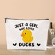 thumbnail image 5 of Bolsa de cosméticos VICBOU Duck, 25x18 cm, algodón impermeable, 5 of 7