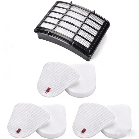 1 3 Pack Filters for Shark Vacuum Filter Replacement, fit Navigator Lift Away NV350 NV351 NV352 NV355 NV356E NV360 NV370 UV440 UV490 UV540 CU500 Cleaner, Compare to Parts XFF350 & XHF350