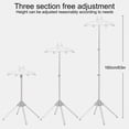 thumbnail image 3 of Adjust Floor Standing Garment Steamer Rack With Handheld Ironing Board Optional For Home Use Grey, 3 of 4