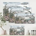 thumbnail image 4 of Designart Retro Flowers By The Sea Side Canvas Wall Art, 4 of 4