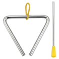 thumbnail image 1 of Music Triangle Instrument Set, Hand Percussion Triangle Children Musical Instrument with Triangle 4 Inch, 1 of 5