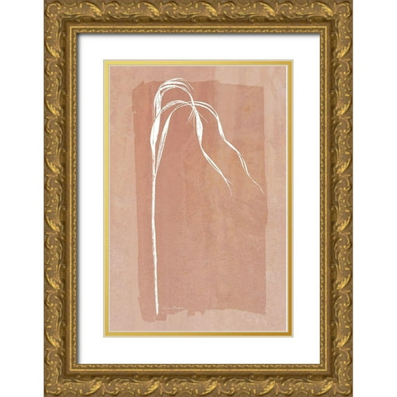 Murdock, Ramona 17x24 Gold Ornate Wood Framed with Double Matting Museum Art Print Titled - Fall Grasses No. 3
