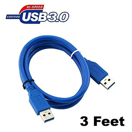 iMBAPrice USB 3.0 A Male to USB 3.0 A Male High Speed Cable (3 Ft,