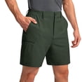thumbnail image 2 of Mens Stretch Golf Shorts Lightweight Shorts for Hiking Work Summer Casual Breathable Shorts with 6 Pockets 2XL, 2 of 4