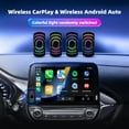 thumbnail image 3 of Car RGB Light USB Plug And Play 2 en 1 Caja Inalámbrica CarPlay o Android Auto para Radio de Automóvil con CarPlay con Cable o Auto, 3 of 5