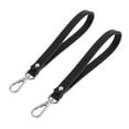 thumbnail image 1 of 2x PU correas de material cuero correas banda muñequera correa para correa de transporte asa para de noche, 19 cm Hugo Correa de pulsera billetera negra, 1 of 7