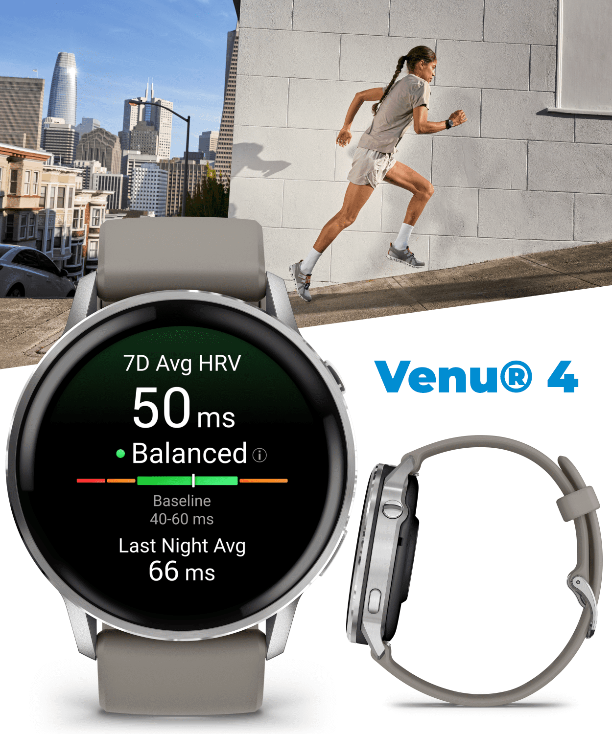 Garmin Venu 4 - 45mm AMOLED Advanced Health & Fitness GPS 