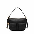 thumbnail image 1 of Bolso cruzado de cuero Fossil Jolie Cargo negro 28x8x20 cm, 1 of 7