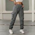 thumbnail image 2 of WILLBEST Pantalones Casuales para Mujer, Cómodos, Holgados, Tipo Jogger Cargo, Ropa Urbana Versátil, Ideales para Uso Diario y Entrenamientos. Extra Grande, 2 of 6