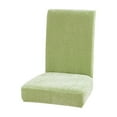 thumbnail image 2 of Taotanxi Velvet Dining Chair Covers Stretch Chair Covers for Dining Room Chair Protectors Covers Dining, Soft Thick Solid Velvet Fabric Washable, Green, 2 of 7