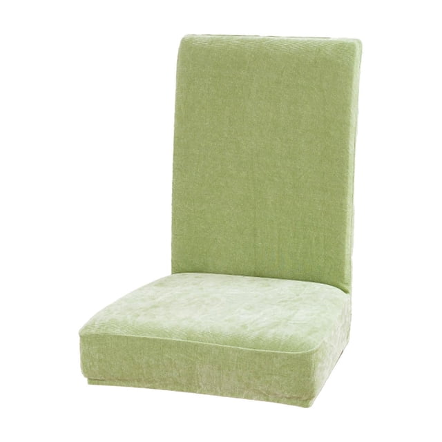 Tauxra Stretchable Velvet Dining Chair Covers Removable Washable Polyester Seat Covers For Home Hotel Banquet Halls