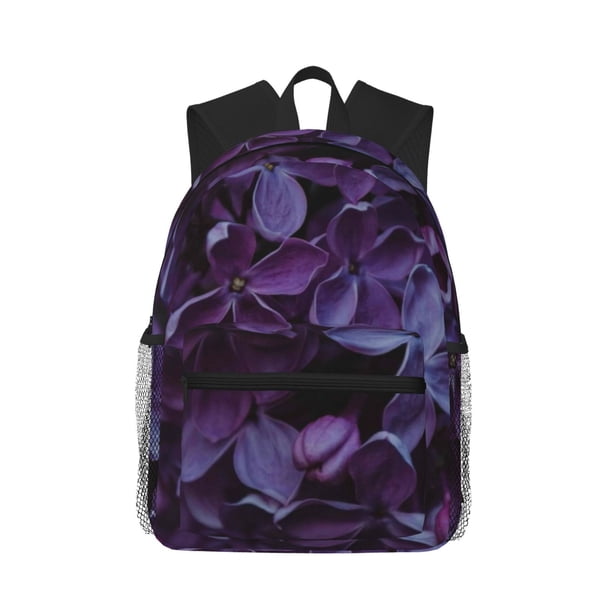 Disketp Lilac Mochila Ligera Clásica con Múltiples Bolsillos, Mochila Casual para Hombre y Mujer, Ideal para Escuela, Trabajo y Viajes