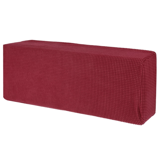 Aire Acondicionado Cubierta 35-37 Pulgadas Tejido Elástico Tela Polvo Prueba para Pared Montaje Unidades Split Interior AC Cubiertas Vino Rojo