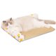 thumbnail image 1 of Cama de verano con autoenfriamiento para perros medianos y pequeños, sofá cama duradero para perros y gatos, acogedora y fresca cama de ratán para cachorros y gatos con base antideslizante., 1 of 6