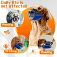 thumbnail image 5 of Dog Muzzle, Soft No Barking Adjustable Mesh Muzzles for Small Dogs Anti Chewing, Breathable Puppy No Bite Muzzle for Toy Poodle Pomeranian, etc, Suit for Grooming Vet Visits Allows Panting, 5 of 6