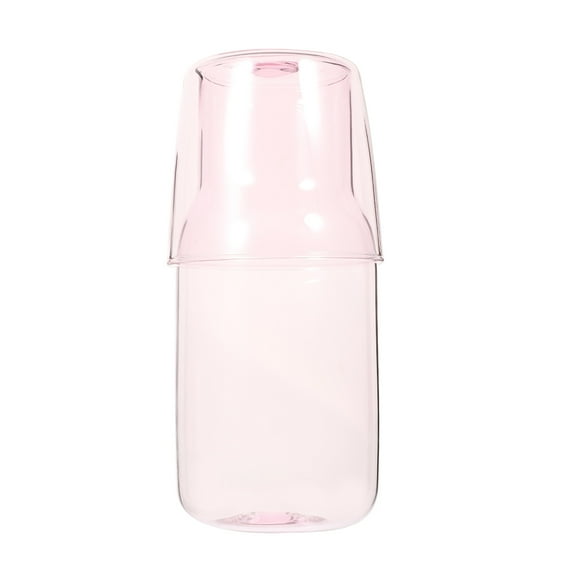 1 Set of Household Water Jug Convenient Glass Carafe Bedroom Bedside Carafe Drinking Accessory