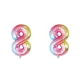 thumbnail image 4 of Advancent Globos digitales Hermosa de cumpleaños Fácil de inflar Suministros para fiestas Decoraciones de boda Adorno maravilloso gradiente rampa8 rampa de gradiente8 2piezas Advancent CBP342091, 4 of 5