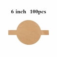 thumbnail image 2 of 100Pcs Round Baking Paper Non-stick Pan Liner Cake Paper Pan Liner Paper Holder Oil Paper Baking Parchment Paper, 2 of 9