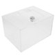 thumbnail image 5 of Hytrove 1Jgo Caja De Donación Acrílica Con Cerradura Transparente Para Oficinas Y Recaudación De Fondos, 5 of 8