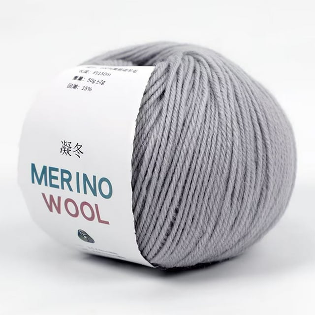 Yhmxh Wool Hand-woven Medium Coarse Scarf Hat Overcoat Wool Merinoss Wool Wool Cashmeres Yarn