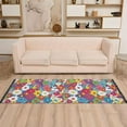 thumbnail image 2 of Yayeee Runner Rug for Bedroom 2'x6' Machine Washable Hallway Non Slip Mat, Whimsical Floral, 2 of 8