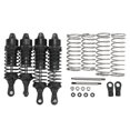 thumbnail image 1 of RC Front Rear Shock Absorbers, Front Rear Suspension Damper High Elasticity Adjustable Height  For LOSi Lasernut U4 Tenacity Off Road Vehicles Black, 1 of 8