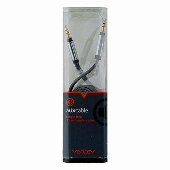 Ventev 4ft. Auxiliary Cable for 3.5mm Devices - Gray