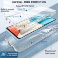 thumbnail image 2 of HSHDLDF Samsung A53 5G Case, Samsung A53 Case, Full Body Heavy Duty Bumper Case with Built-in Screen Protector Shockproof Dustproof Protective Phone Cover for Samsung Galaxy A53 5G Case (Clear), 2 of 7