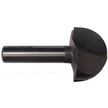 

Magnate 817 Core Box 2 Flute Carbide Tipped Router Bit — 1-9/16 Cutting Diameter; 1/2 Shank Diameter; 1-1/32 Cutting Length; 25/32 Radius; 2 Shank Length