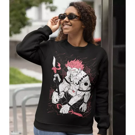 Ryomen Sukuna Sweatshirt JJK jujutsu kaisen Levi Horror Anime Gifts Sweatshirt
