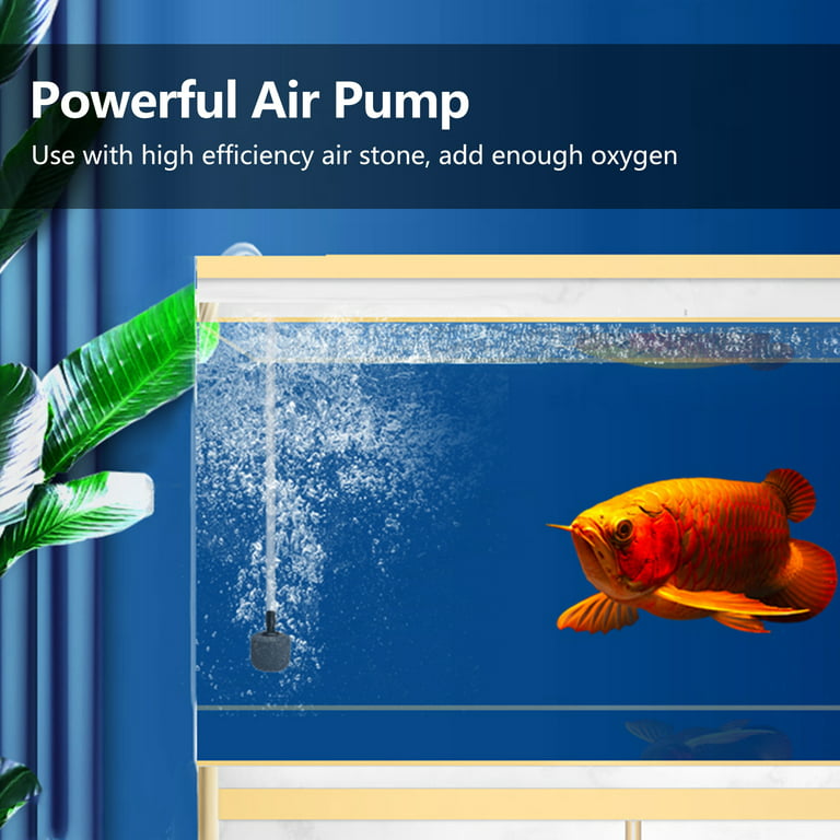 Aquarium USB Air Pump Small Pump with Air Stone Tubing Hanging Buckle for Fish  Tank Outdoor Fishing 