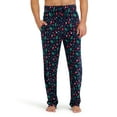 thumbnail image 3 of Hanes Men's Cozy Microfleece Pajama Sleep Pants, 2-Pack, Sizes S-2XL, 3 of 9