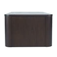 thumbnail image 6 of Jofran Janzen Contemporary Modern 50" Rolling Coffee Table with Open Storage Shelf, 6 of 9