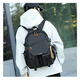 thumbnail image 2 of Mochila Lab.G Para Laptop Impermeable Bolsa negro detalles naranja, 2 of 5