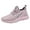 Pink, variant on Women's Lightweight Sneakers - Breathable Casual Walking Shoes with foot arch pad & Anti-Slip Sole