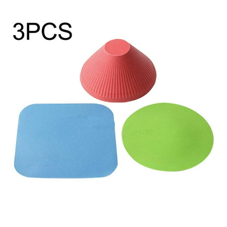 

3pcs Multifunctional Pad Durable Non Slip Jar Gripper Rubber Opener Manual Can