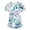 Light Blue(Maple Leaf Print), variant on Iaqnaocc Scrub Tops Women Plus Size Floral Print Nursing Uniform Fashion V Neck Side Slits Scrub Shirt Party Short Sleeve Tees Blouse with Pockets Purple XL