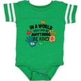 thumbnail image 3 of Inktastic In a World You Can Be Anything Be Kind Autism Awareness Boys or Girls Baby Bodysuit, 3 of 5