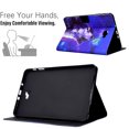 thumbnail image 5 of SaniMore for Samsung Galaxy Tab A 10.1 inch SM-T580/T585 Case, PU Leather Wallet Flip Case Auto Wake/Sleep Card Slots Multiple Viewing Angles Full Wrap Protective Fashion Case, Wolf, 5 of 7