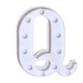 thumbnail image 2 of EGNMCR Remote Control Alphabet Letter Lights LED Light Up White Plastic Letters Standin Drain Dredge, 2 of 2